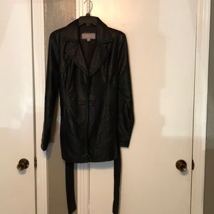 Valarie Stevens faux leather jacket (never worn)